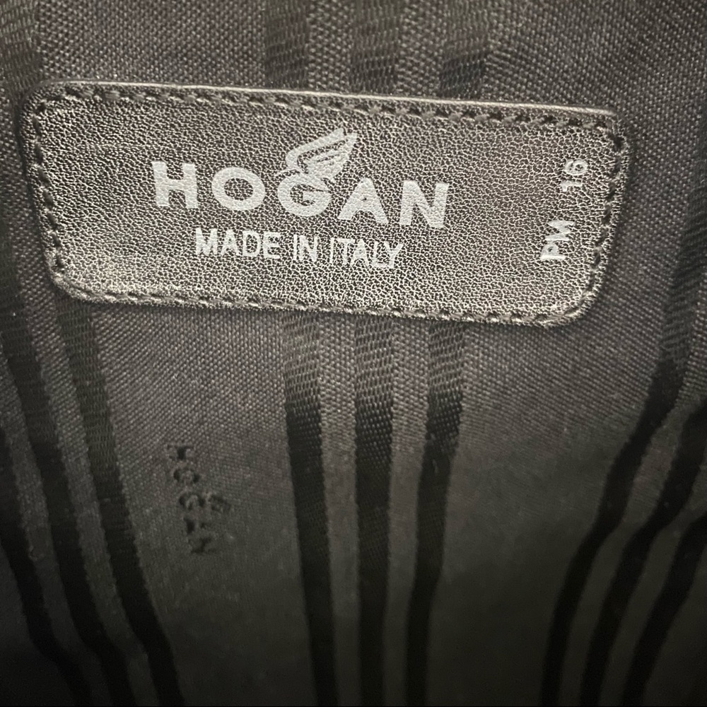 Hogan Black Leather Bucket Bag - Picture 12 of 12